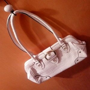 Vegan Albino Crocodile Purse